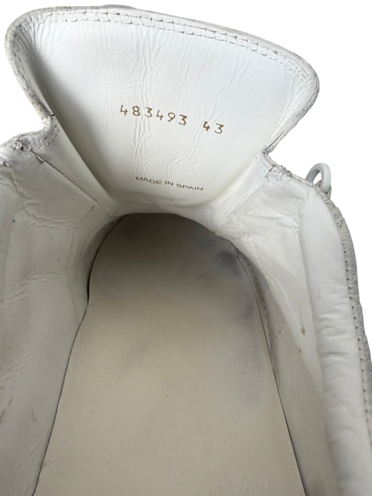 Vintage Balenciaga Arena Low 'Off White/Grey' Size 43 Pre-Owned