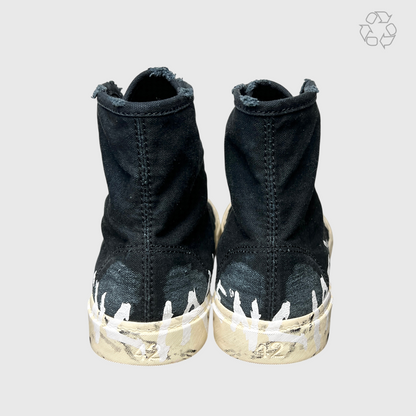 Balenciaga Paris High Sneakers 'Graffiti Black' Size 9 Pre-owned