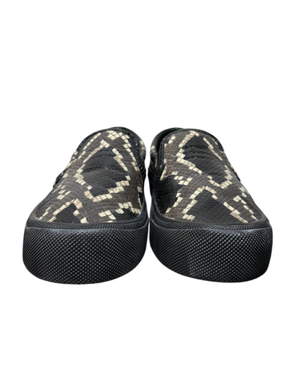 Bally Leory Python Print Leather Slip-On Sneaker 'Multicolor/Black' Size 9.5 US Pre-Owned