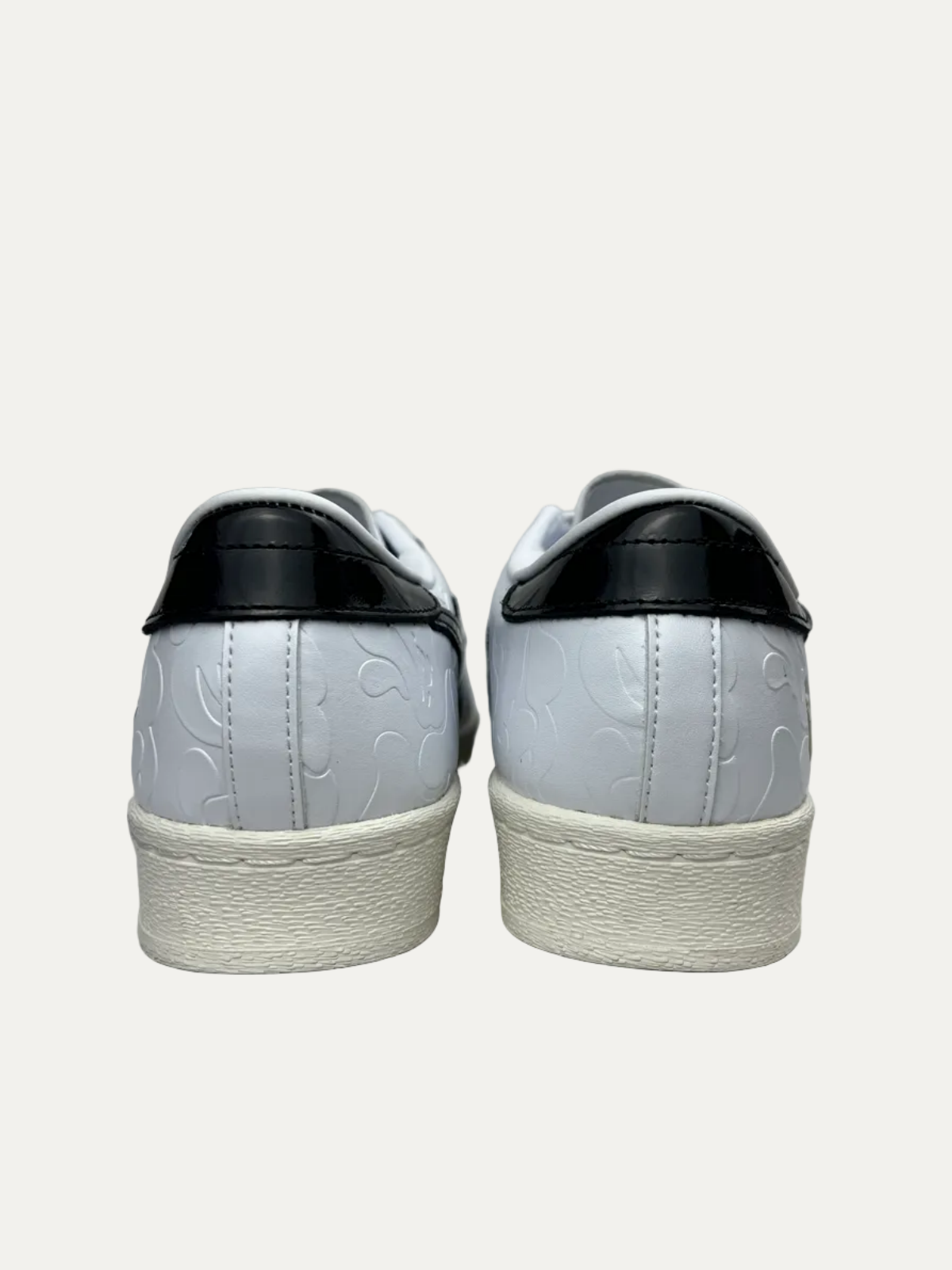 BAPE x adidas Superstar Vintage 'White Black' Size 10.5 Pre-Owned