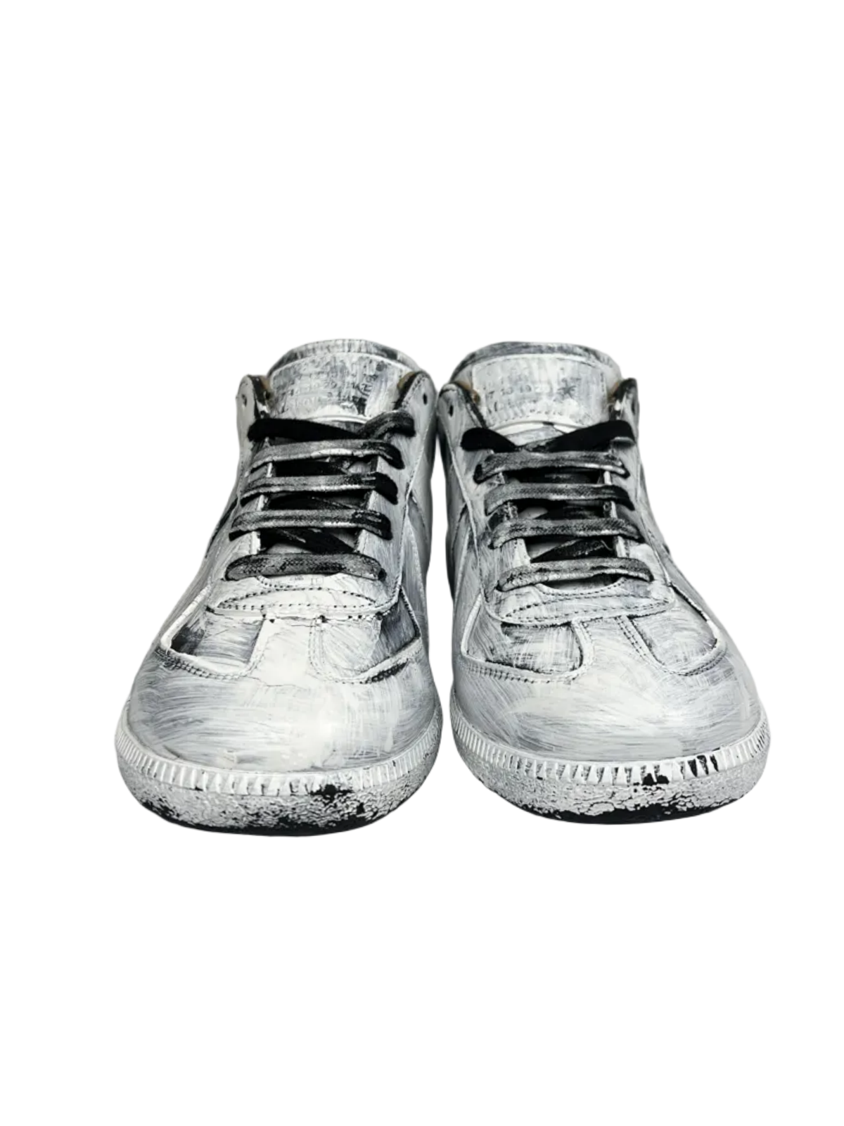 Maison Margiela Replica Gat Low Top Sneaker 'Bianchetto' Size 9 Pre-Owned