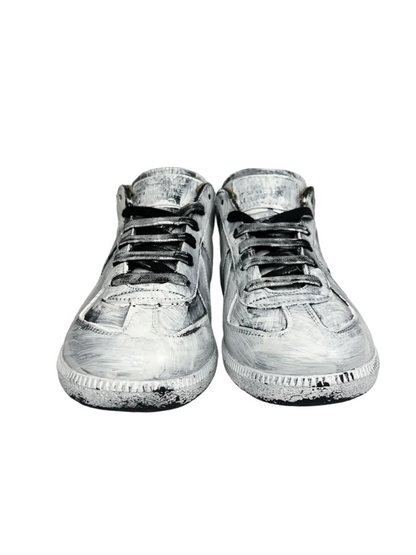 Maison Margiela Replica Gat Low Top Sneaker 'Bianchetto' Size 9 Pre-Owned