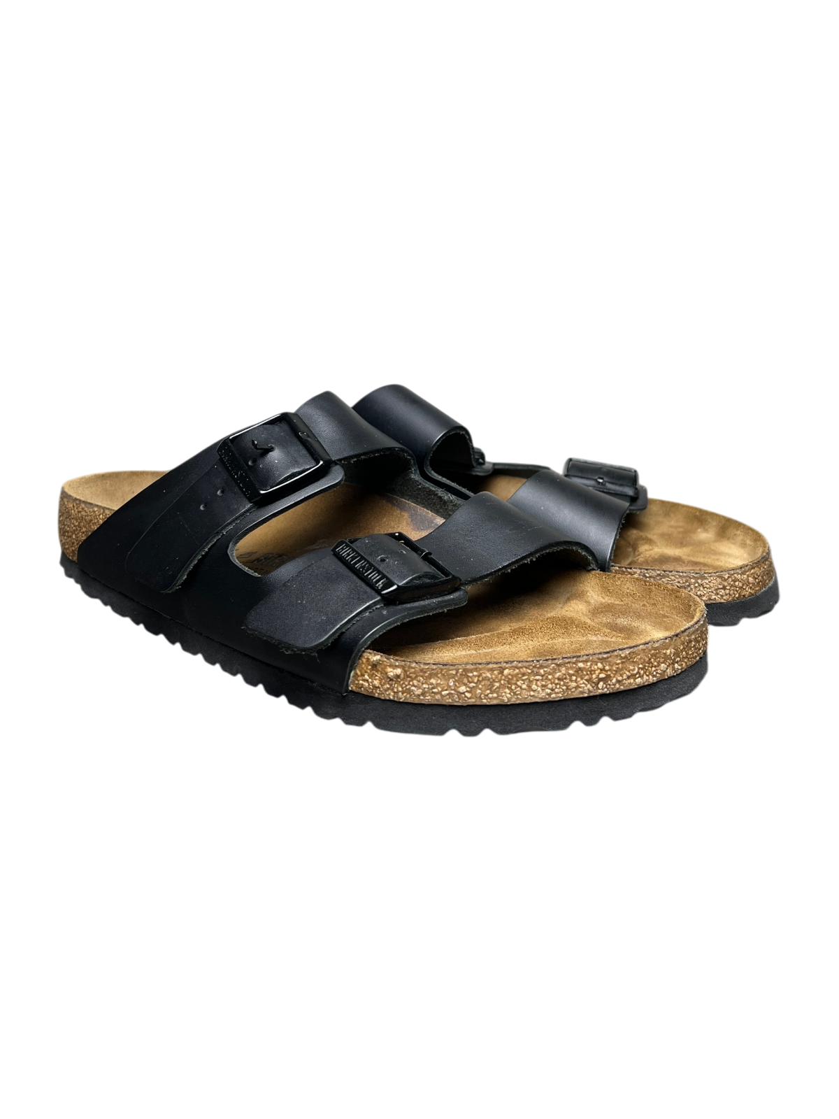 Birkenstock Arizona Birko-Flor 'Black' Size 11 Pre-Owned