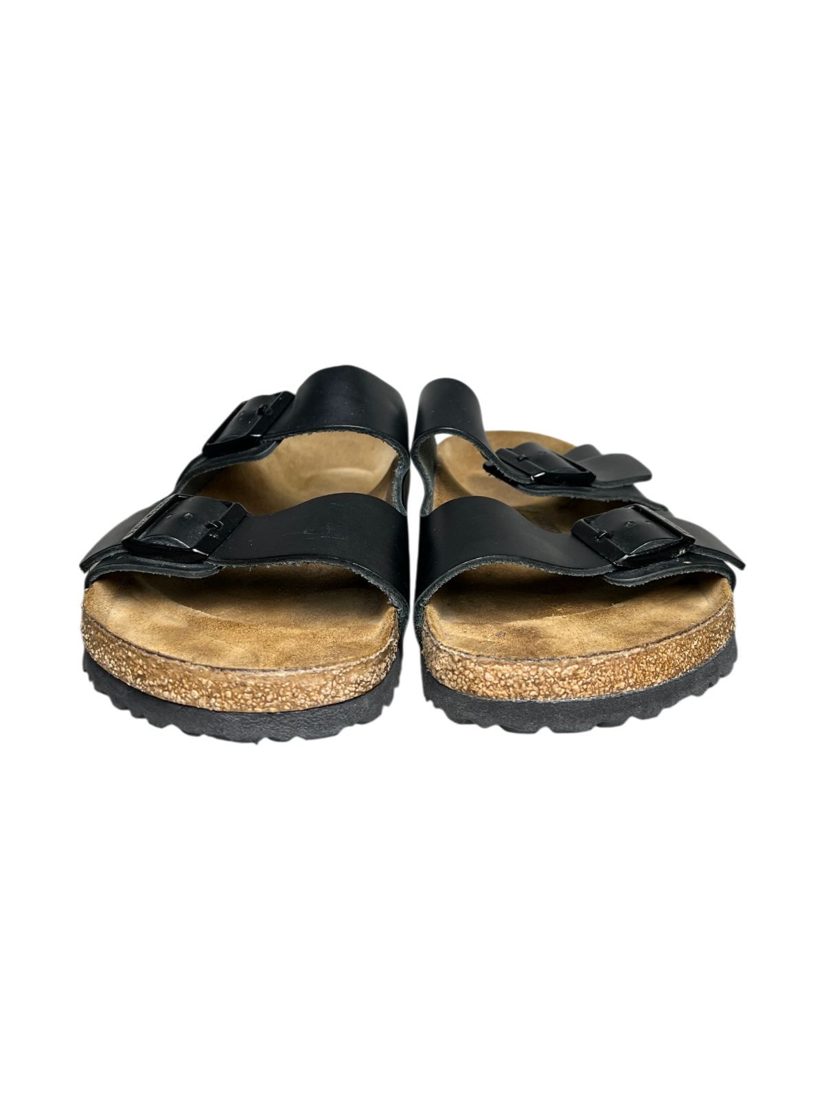 Birkenstock Arizona Birko-Flor 'Black' Size 11 Pre-Owned