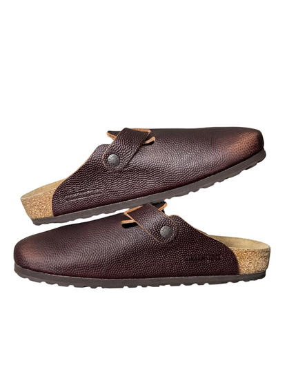 Birkenstock Boston Super Grip Horween Leather 'Roast Brown' Size 9 Pre-Owned