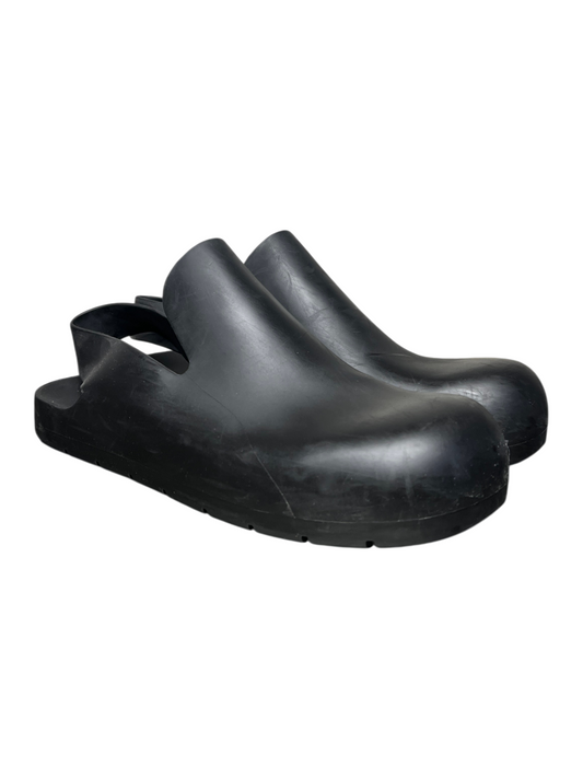 Bottega Veneta Rubber Slingback Puddle Sandals 'Black' Size 44 EU Pre-Owned