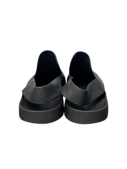 Bottega Veneta Rubber Slingback Puddle Sandals 'Black' Size 44 EU Pre-Owned