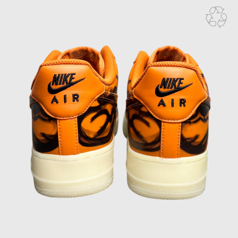 Nike Air Force 1 Low 'Orange Skeleton' Size 11 Pre-Owned