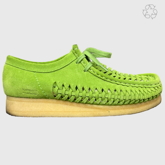 Supreme x Clarks Woven Wallabee 'Green' FW21 Size 8.5 Pre-Owned