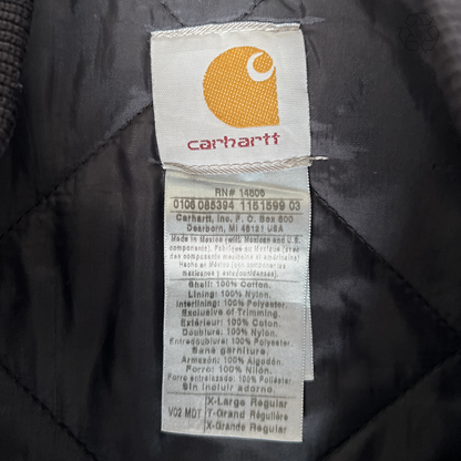 Vintage Carhartt Firm Duck Insulated Rib Collar Vest 'Navy' Size XL Pre-Owned