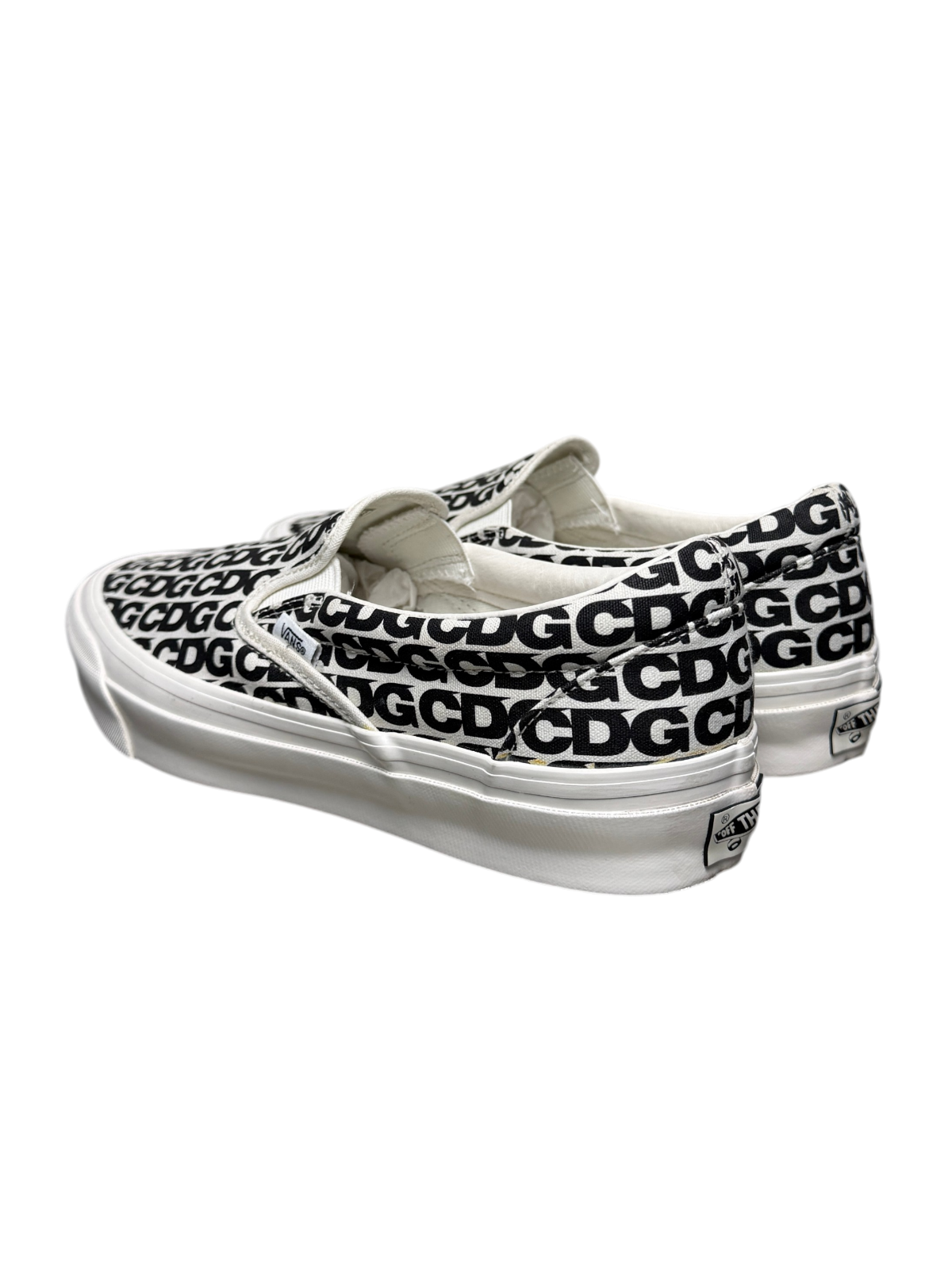 Comme des Garçons x Vans Vault Slip-On LX 'CDG Print' Size 9  Pre-Owned