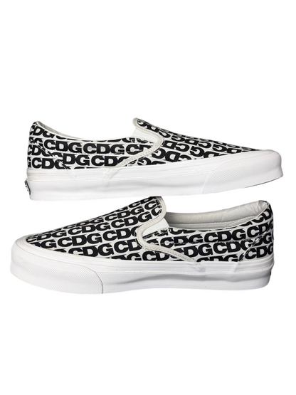 Comme des Garçons x Vans Vault Slip-On LX 'CDG Print' Size 9  Pre-Owned