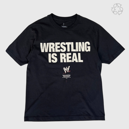 WWE x Cactus Jack x Travis Scott Wrestling Is Real Tee Size L Pre-Owned