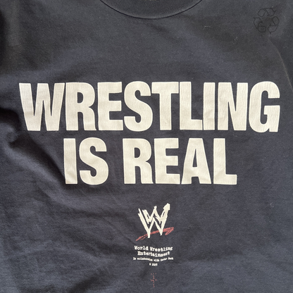 WWE x Cactus Jack x Travis Scott Wrestling Is Real Tee Size L Pre-Owned