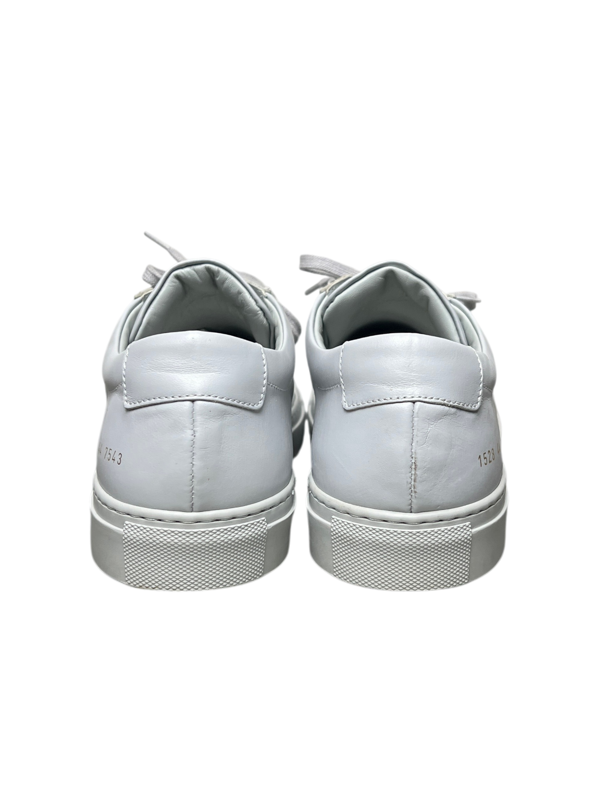 Common Projects Achilles Low Leather Sneaker 'Grey' Size 11 Pre-Owned