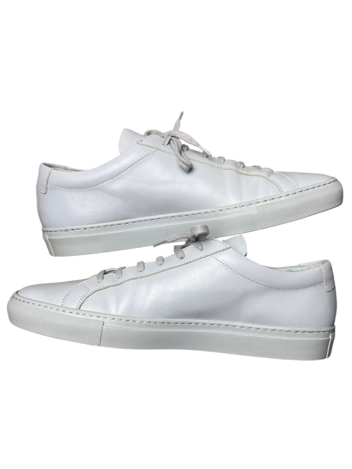 Common Projects Achilles Low Leather Sneaker 'Grey' Size 11 Pre-Owned