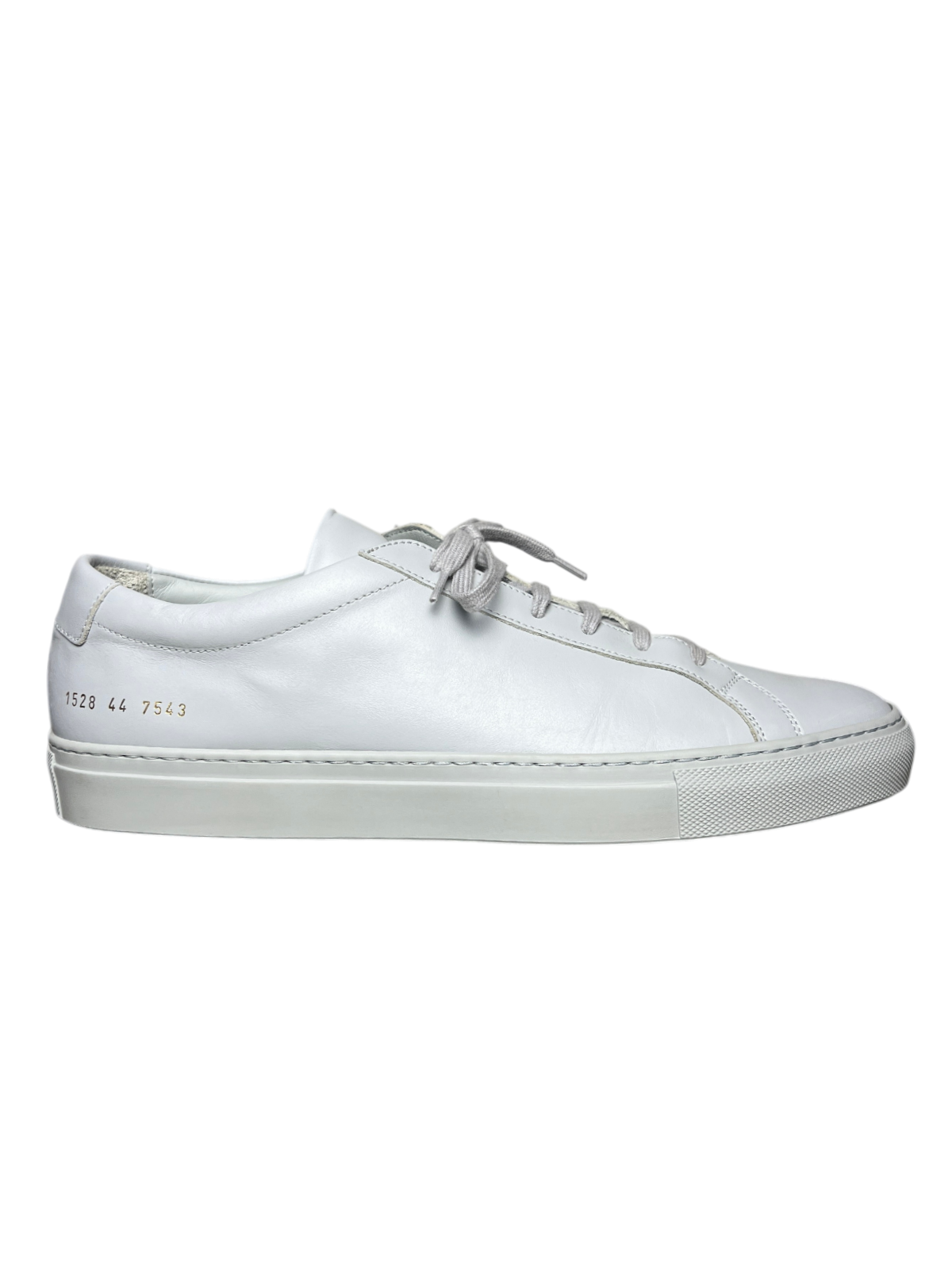 Common Projects Achilles Low Leather Sneaker 'Grey' Size 11 Pre-Owned