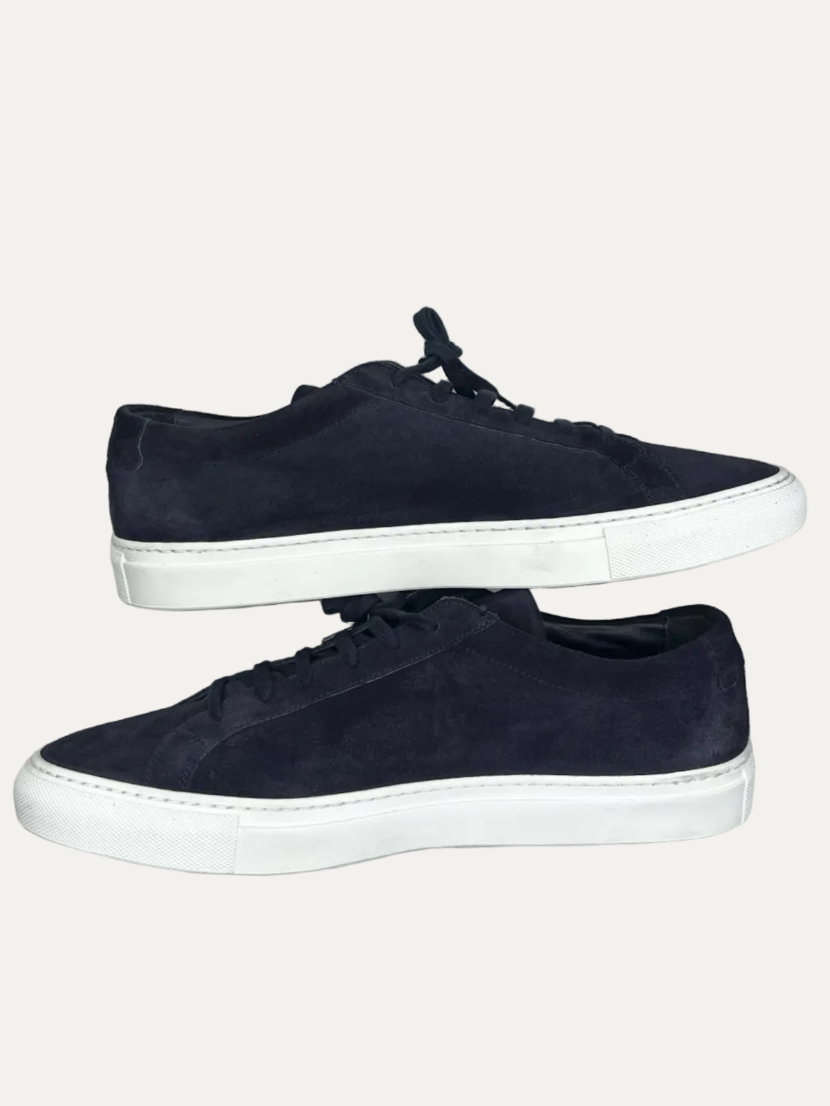 Common Projects Suede Achilles Low 'Dark Navy' Size 45 Pre-Owned