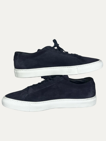 Common Projects Suede Achilles Low 'Dark Navy' Size 45 Pre-Owned