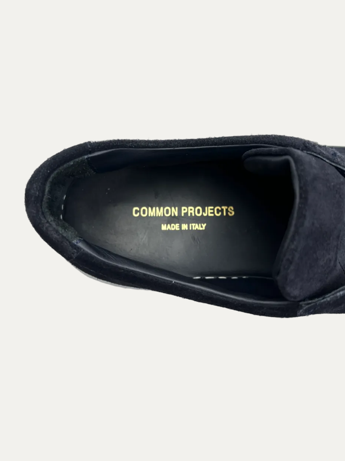 Common Projects Suede Achilles Low 'Dark Navy' Size 45 Pre-Owned