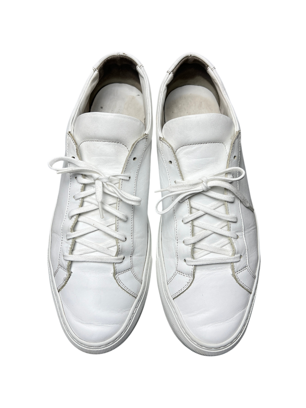 Common Projects Original Achilles Leather Low-Top Sneakers 'White' Size 44 Pre-Owned