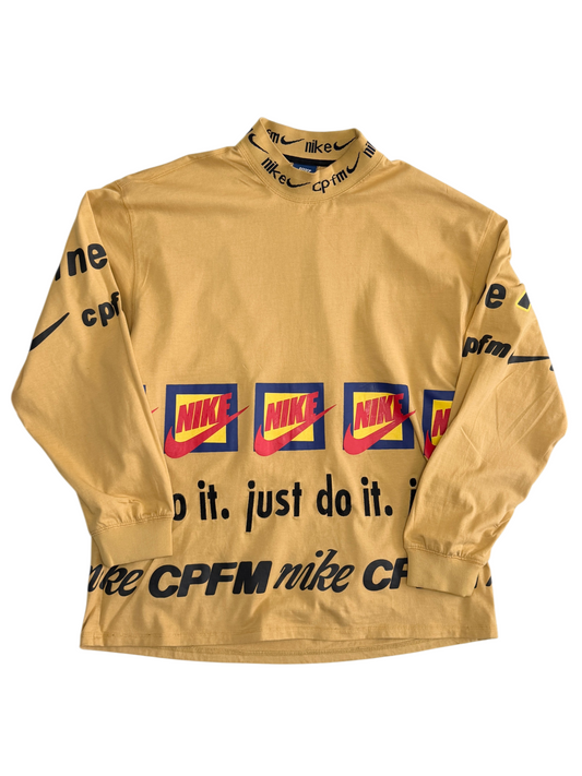 Vintage Nike x Cactus Plant Flea Market L/S T-shirt 'Mustard Yellow' FW19 Size L Pre-Owned