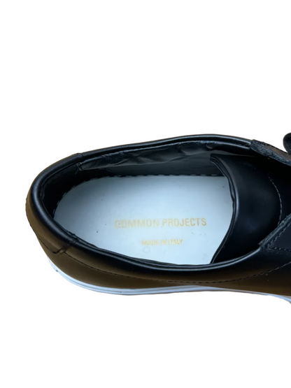 Common Projects Achilles Low Leather Sneaker 'Black/White' Size 10 Pre-Owned