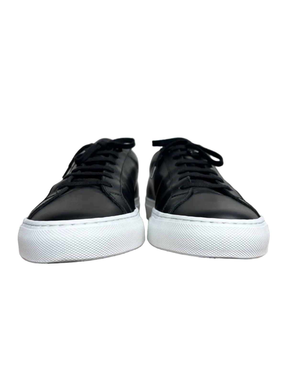 Common Projects Achilles Low Leather Sneaker 'Black/White' Size 10 Pre-Owned