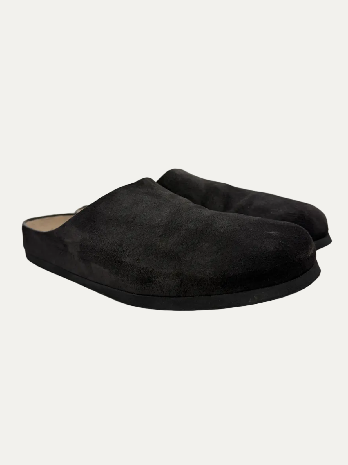 Common Projects Suede Clog Mules 'Dark Brown' Size 44 Pre-Owned
