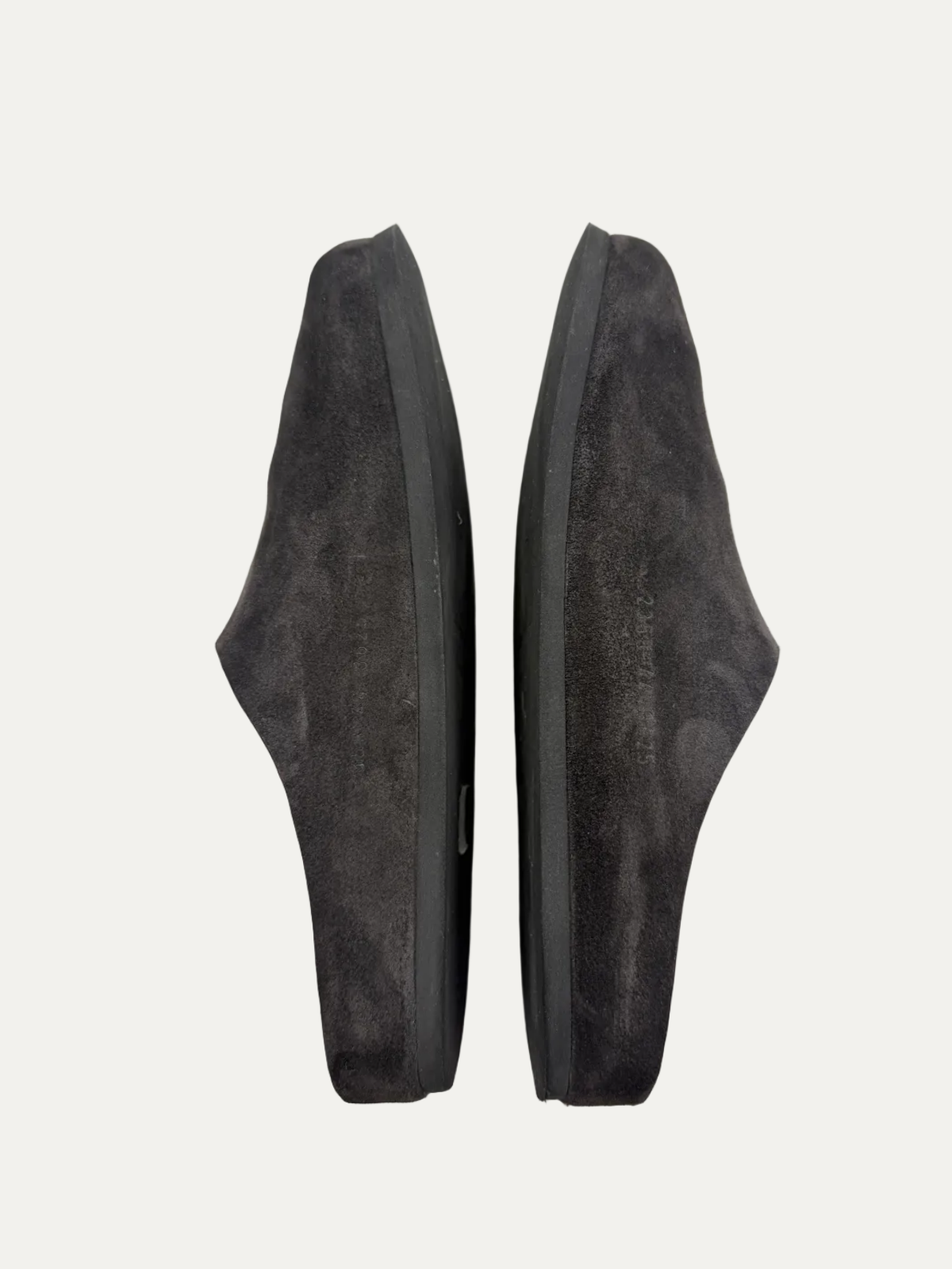Common Projects Suede Clog Mules 'Dark Brown' Size 44 Pre-Owned