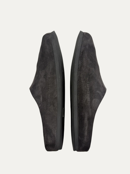 Common Projects Suede Clog Mules 'Dark Brown' Size 44 Pre-Owned