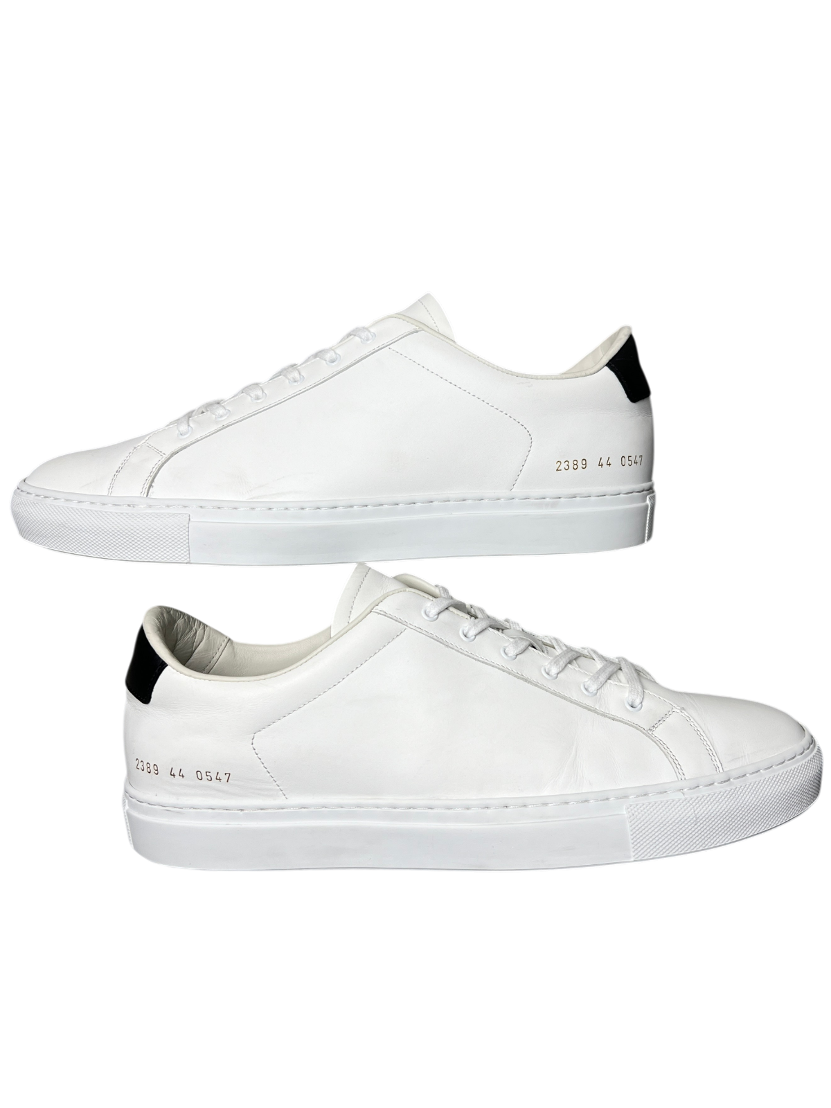 Common Projects Retro Classic Leather Sneaker 'White' Size 11 Pre-Owned