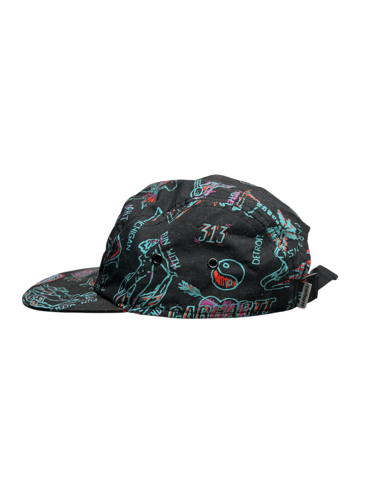 Carhartt WIP 5-Panel Paradise Strap-Back Cap One Size Pre-Owned