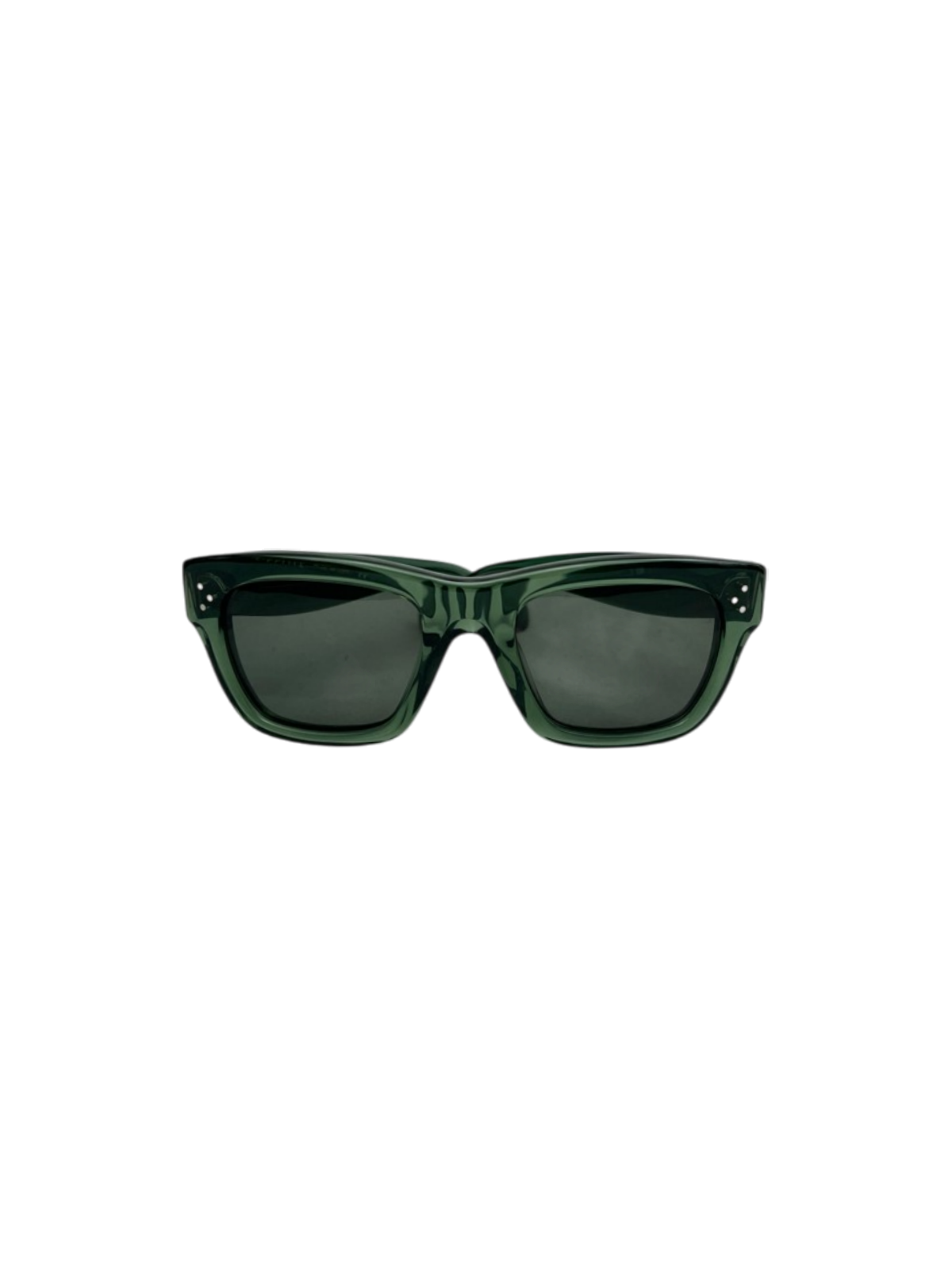 Celine Acetate Sunglasses 'Green' One Size Pre-Owned