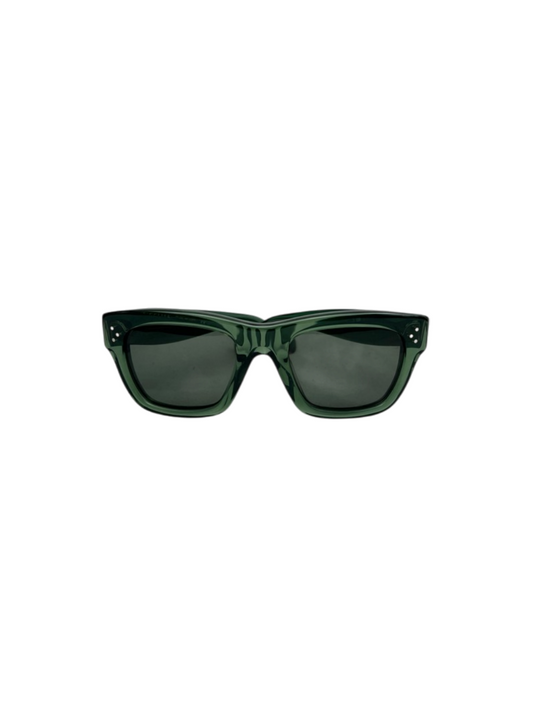 Celine Acetate Sunglasses 'Green' One Size Pre-Owned