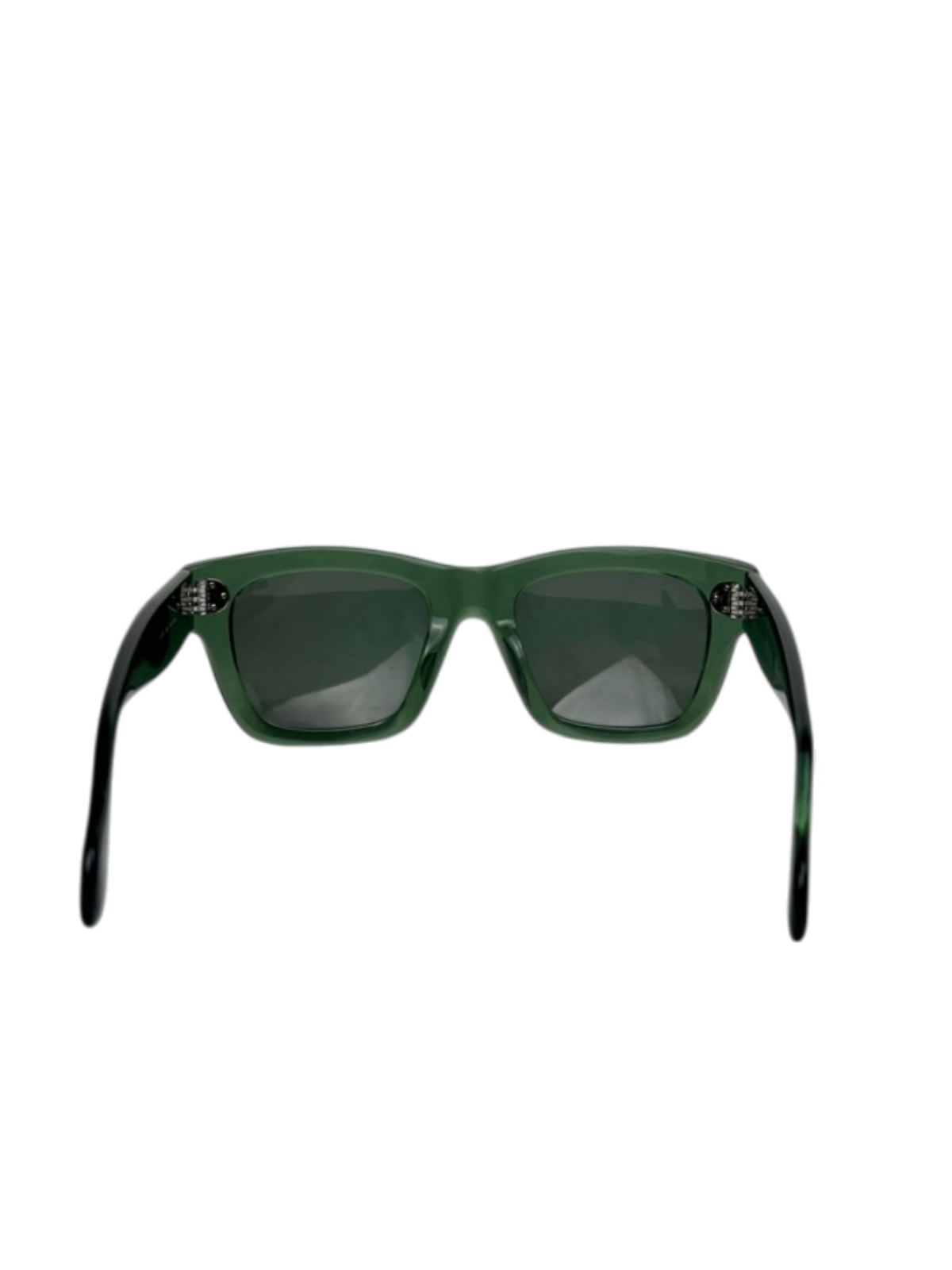 Celine Acetate Sunglasses 'Green' One Size Pre-Owned