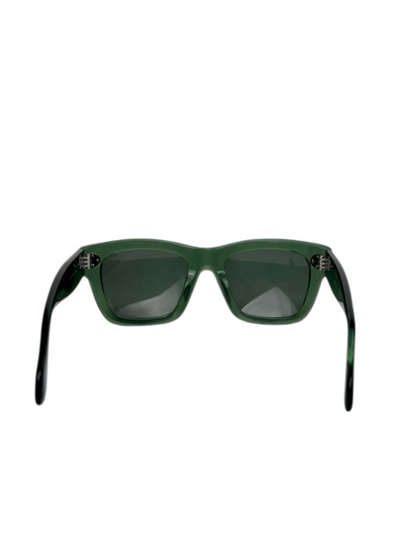 Celine Acetate Sunglasses 'Green' One Size Pre-Owned
