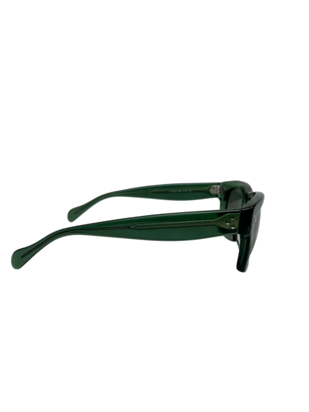 Celine Acetate Sunglasses 'Green' One Size Pre-Owned