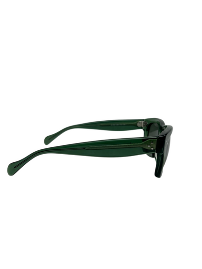 Celine Acetate Sunglasses 'Green' One Size Pre-Owned
