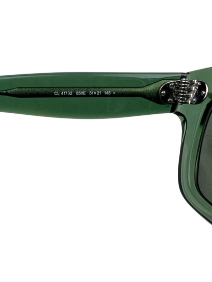 Celine Acetate Sunglasses 'Green' One Size Pre-Owned