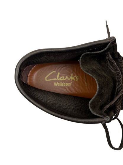 Clarks Wallabee Boot 'Dark Brown' Size 10 Pre-Owned