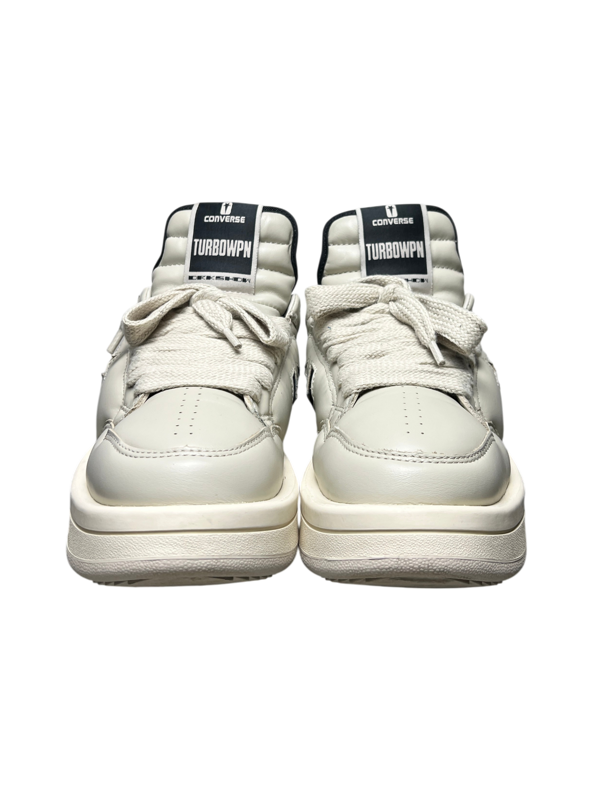 Rick Owens x Converse DRKSHDW TURBOWPN Low 'Pelican' Size 7.5 Pre-Owned