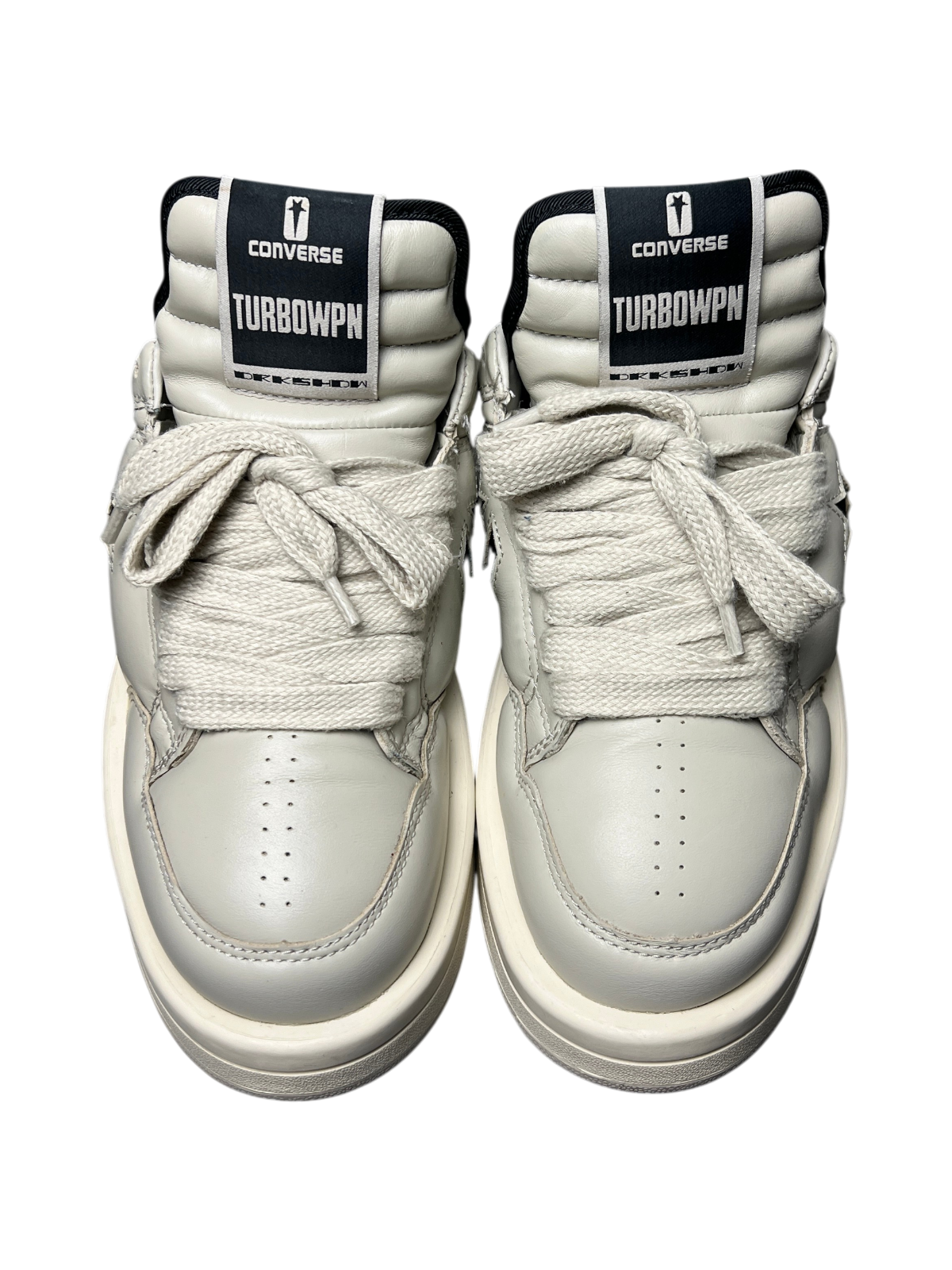 Rick Owens x Converse DRKSHDW TURBOWPN Low 'Pelican' Size 7.5 Pre-Owned