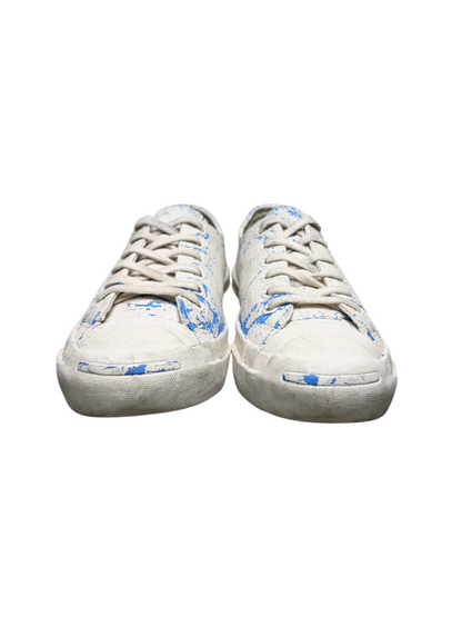 Maison Margiela x Converse Jack Purcell Low SS12 'Paint Crack - White Azure' Women Size 6.5 Pre-Owned