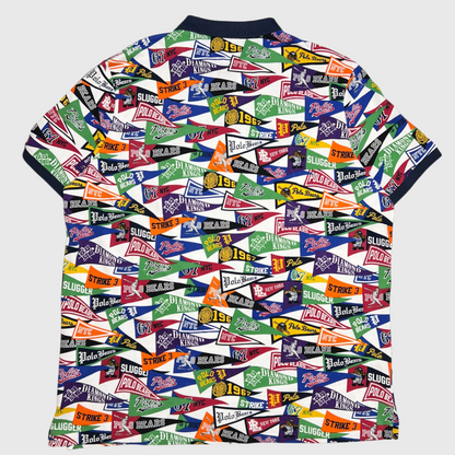 Polo Ralph Lauren Stadium Bears Pennant Flag Baseball Classic Shirt 'Art Deco' 71074305 Size 2XL Brand New