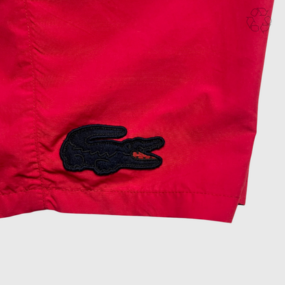 Lacoste Men's Red Swim Trunks Size Large Pre-Owned