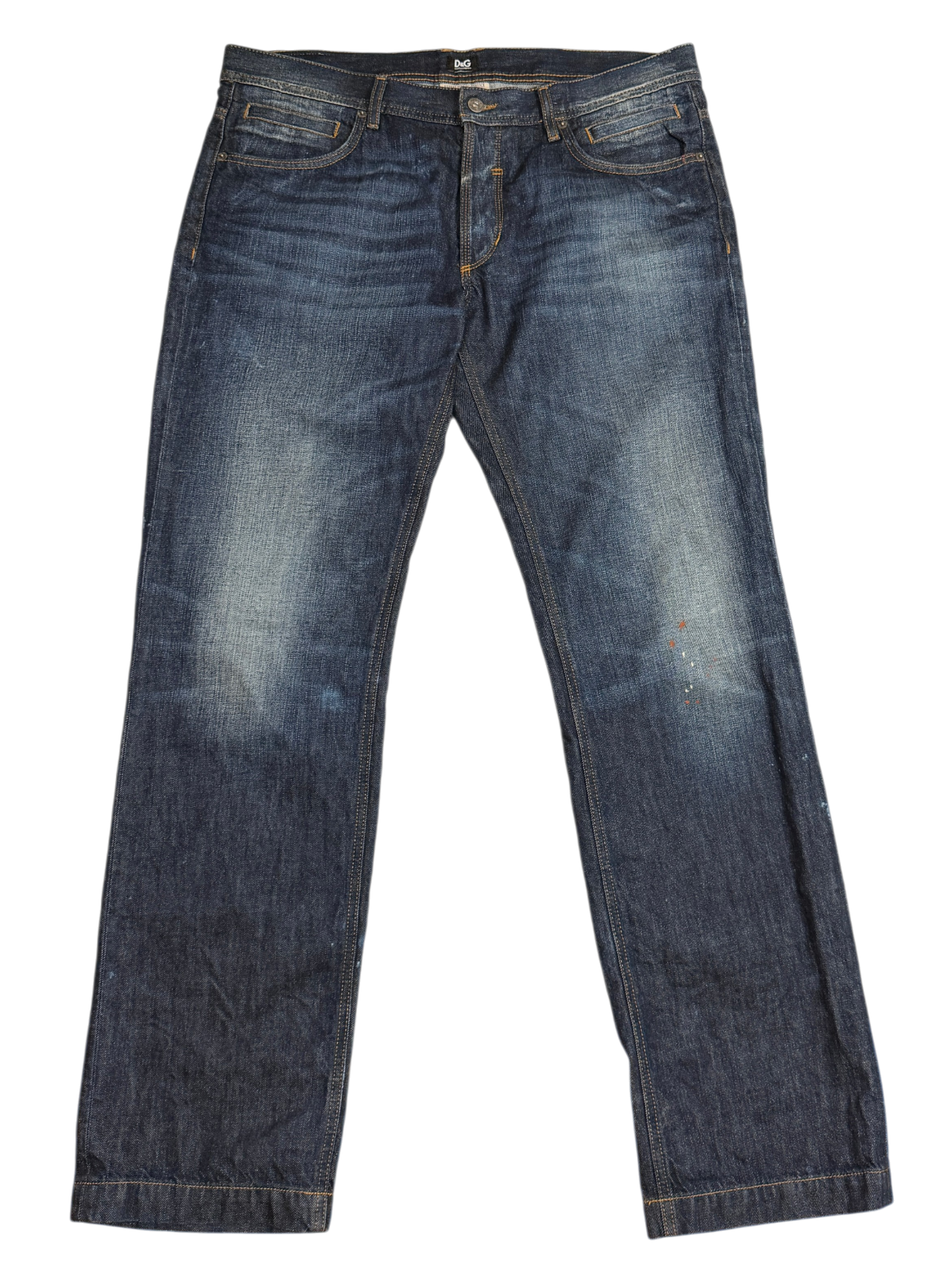 Vintage 90's Dolce & Gabanna Indigo Wash Denim Jeans Size 38 Pre-Owned