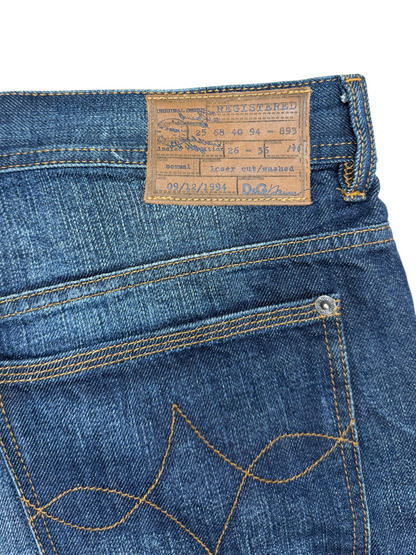 Vintage 90's Dolce & Gabanna Indigo Wash Denim Jeans Size 38 Pre-Owned