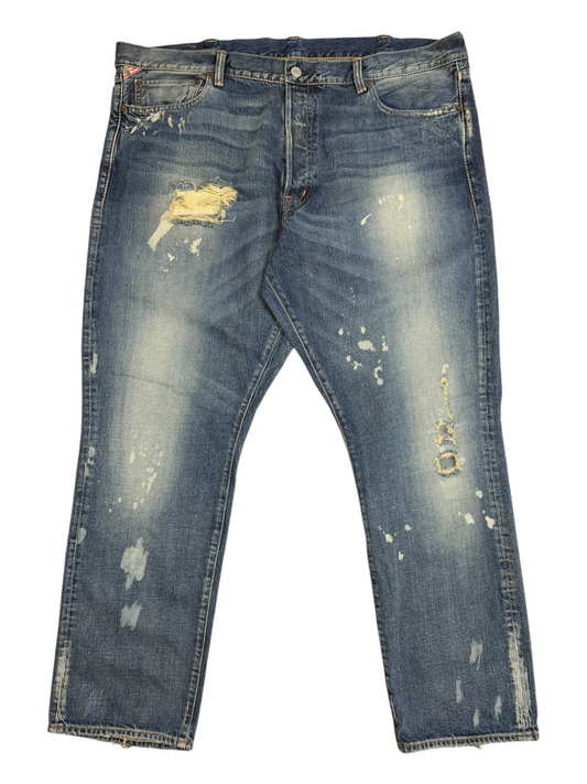 Vintage Denim & Supply x Ralph Lauren Distressed Slim Fit Denim Jeans FW13 Size 42 Pre-Owned