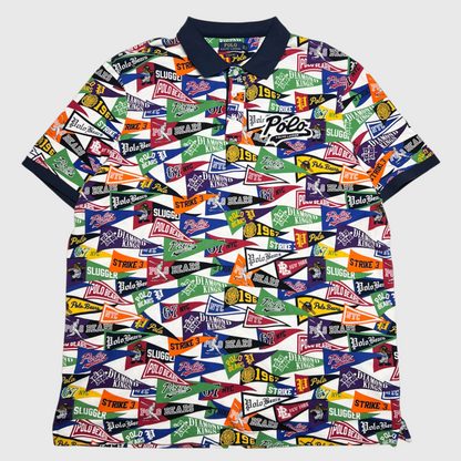 Polo Ralph Lauren Stadium Bears Pennant Flag Baseball Classic Shirt 'Art Deco' 71074305 Size 2XL Brand New